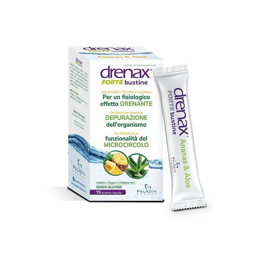 Drenax Forte Ananas - 15 Stick di Drenaggio Potente