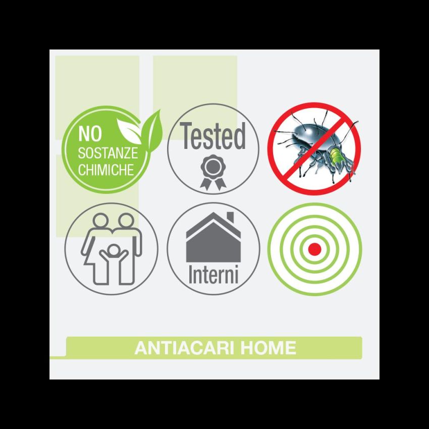 Dispositivo Antiacaro a Ultrasuoni per Ambiente Domestico