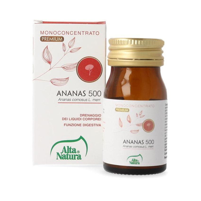 Terranata Ananas 500 - Integratore Alimentare, 40 Compresse