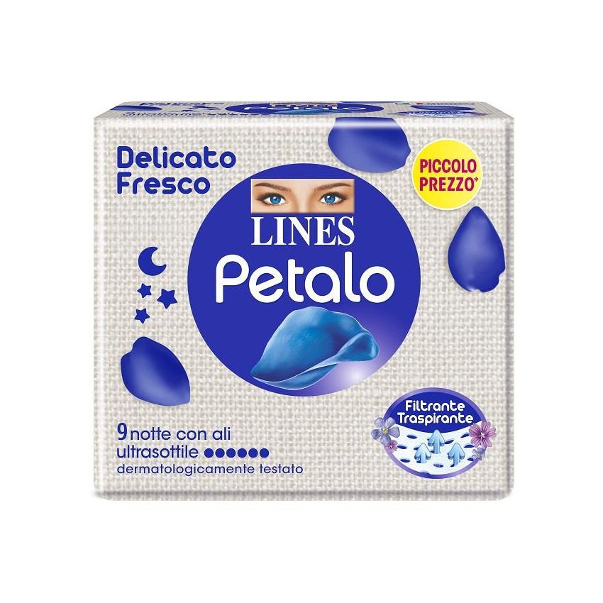 Petalo Blu Notte Linea di 9 Pezzi