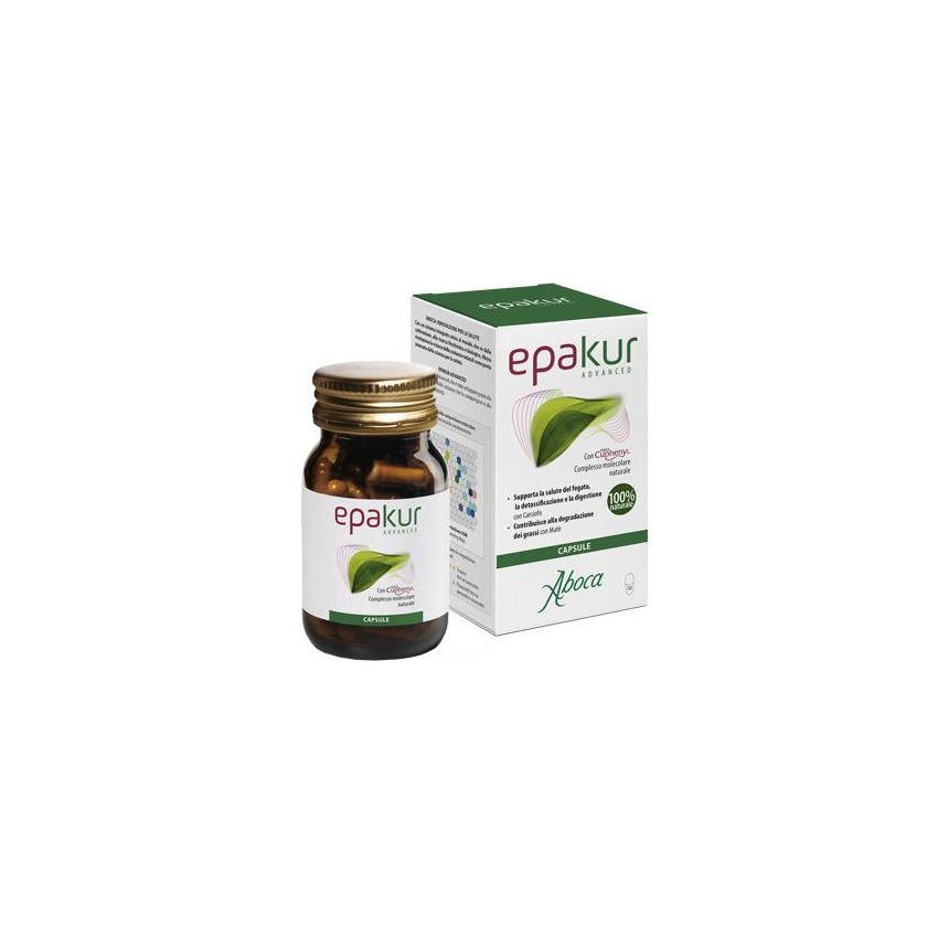 Aboca Epakur Advanced - Integratore Alimentare, 50 Capsule