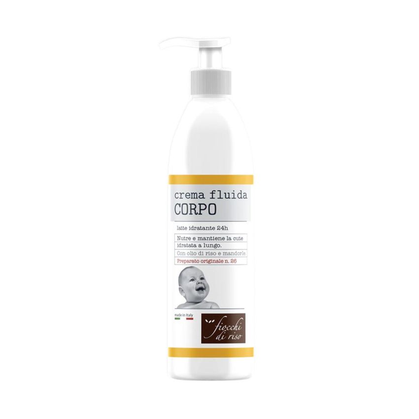 Crema Corpo Idratante Fluida di Fiocchi di Riso - 240ml