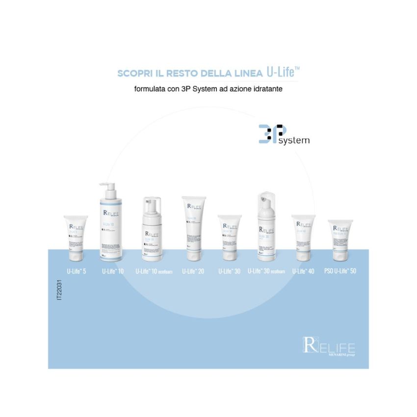 Relife U-Life Crema Idratante 10, 400ml