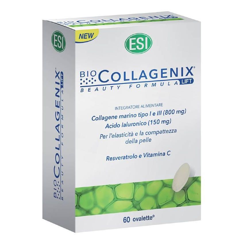 Esi Biocollagenix - Integratore di Collagene, 60 Ovalette