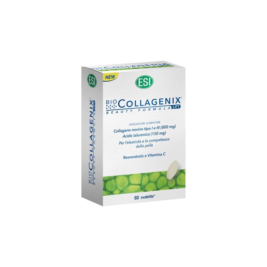Esi Biocollagenix - Integratore di Collagene, 60 Ovalette