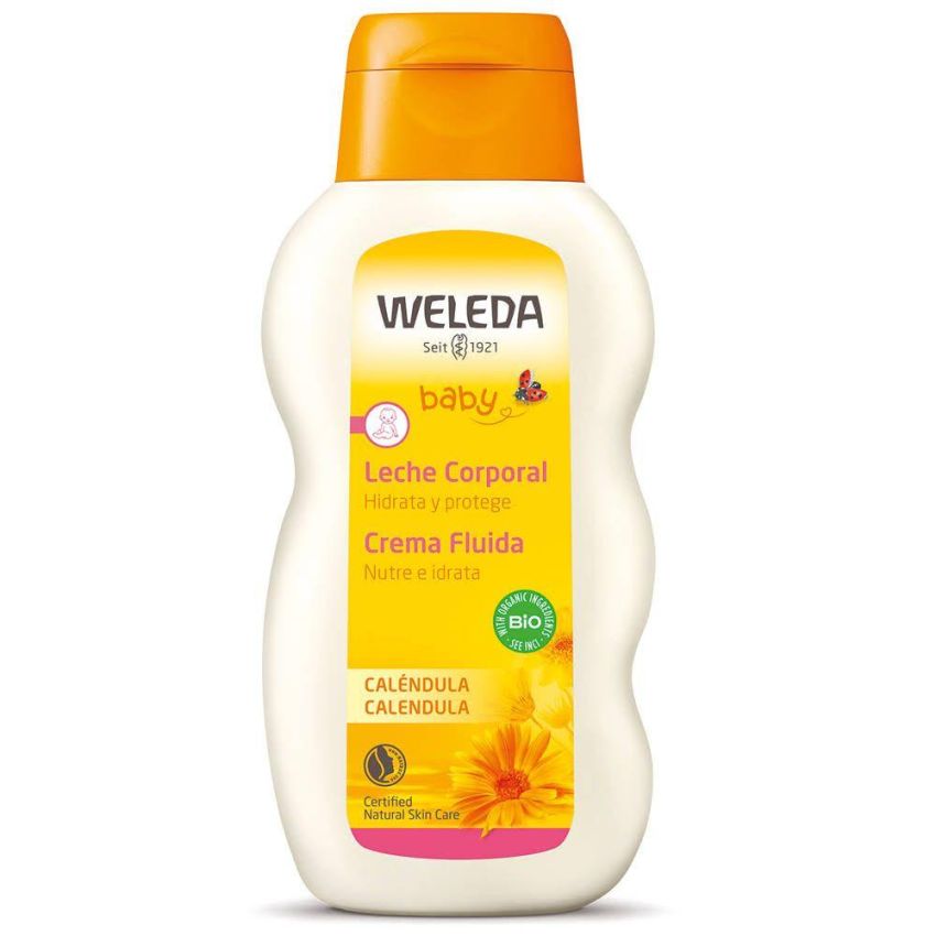 Weleda Baby 200ml - Crema Fluida Idratante con Calendula