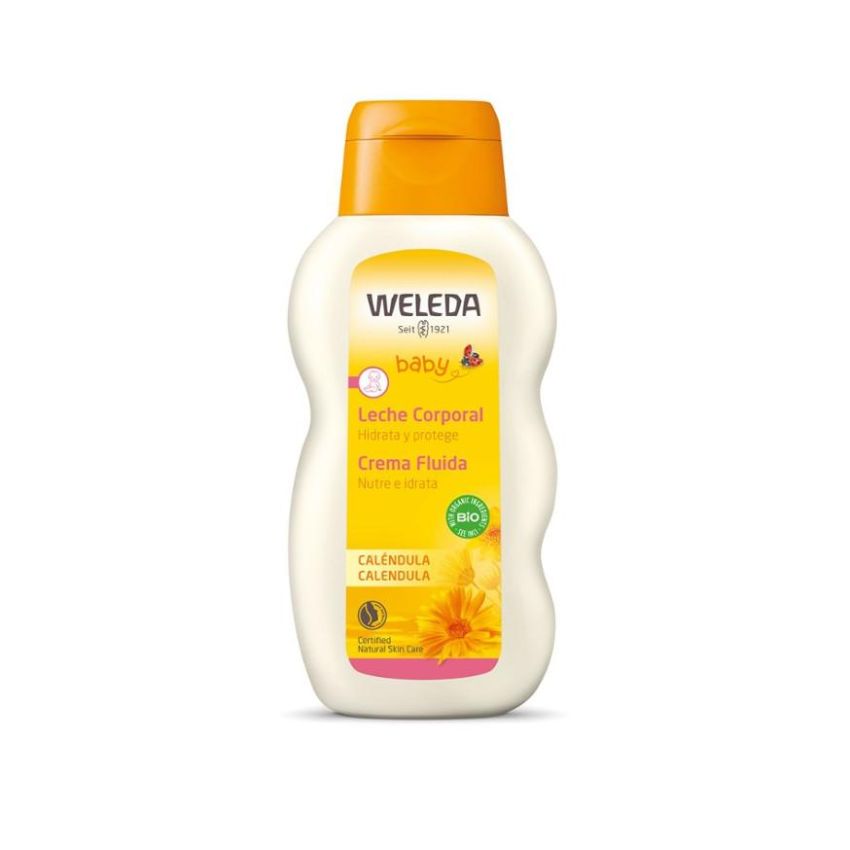 Weleda Baby 200ml - Crema Fluida Idratante con Calendula