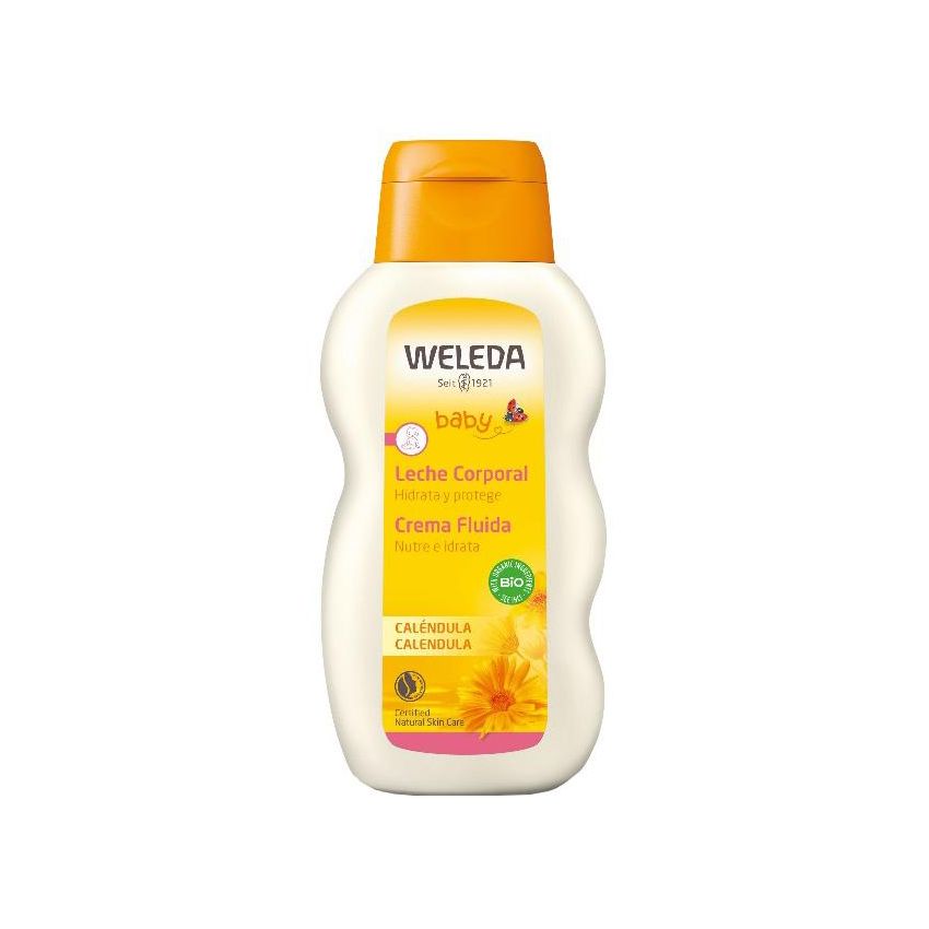 Weleda Baby 200ml - Crema Fluida Idratante con Calendula