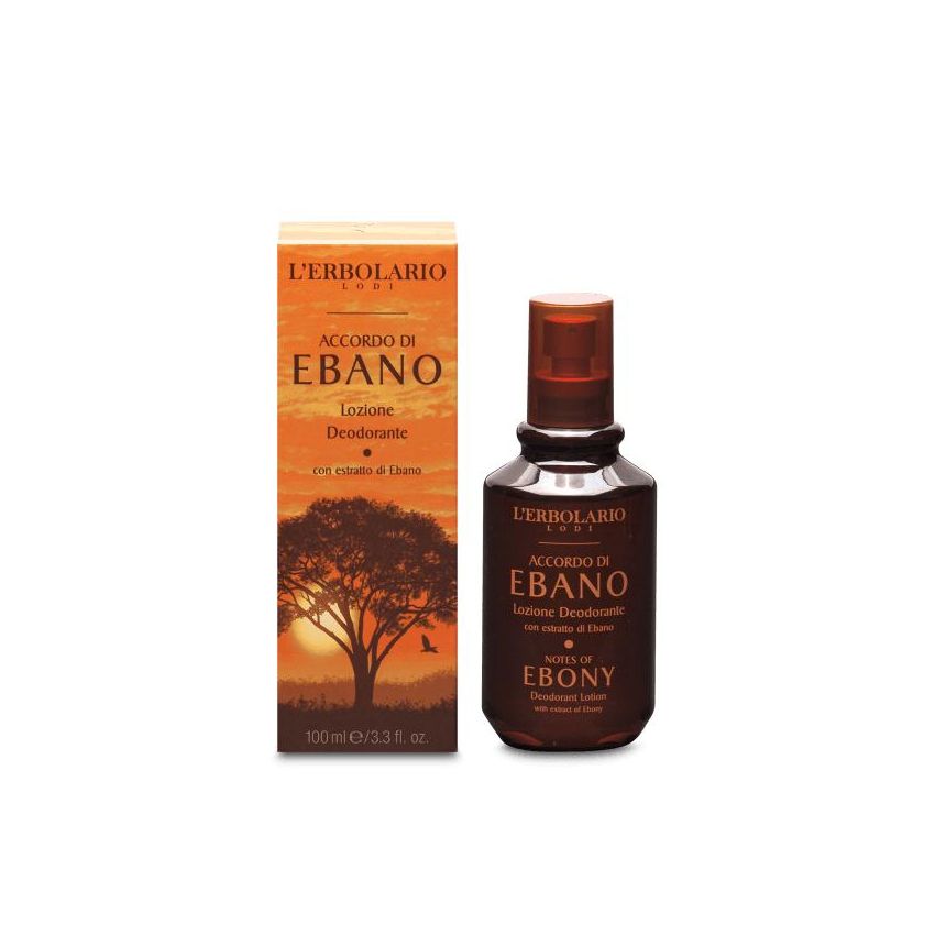 L'Erbolario Lozione Deodorante Corpo Accordo di Ebano per Uomo - 100ml