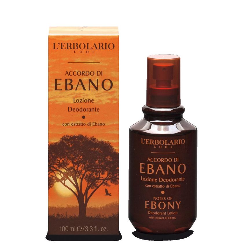 L'Erbolario Lozione Deodorante Corpo Accordo di Ebano per Uomo - 100ml