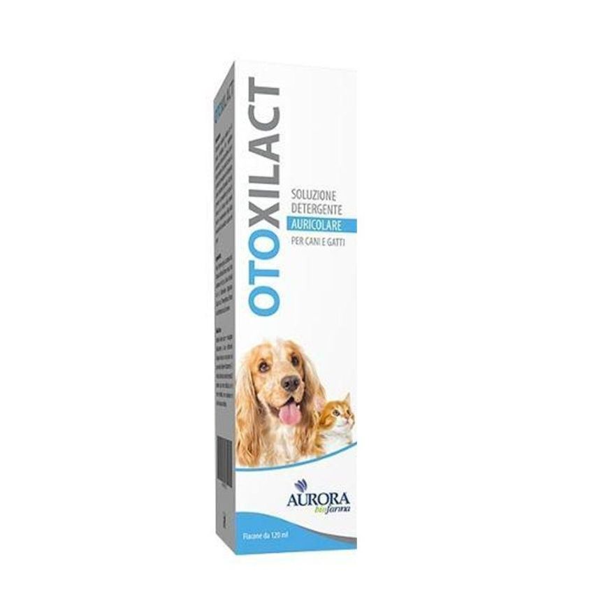 Detergente Auricolare Otoxilact 120ml per Cani e Gatti