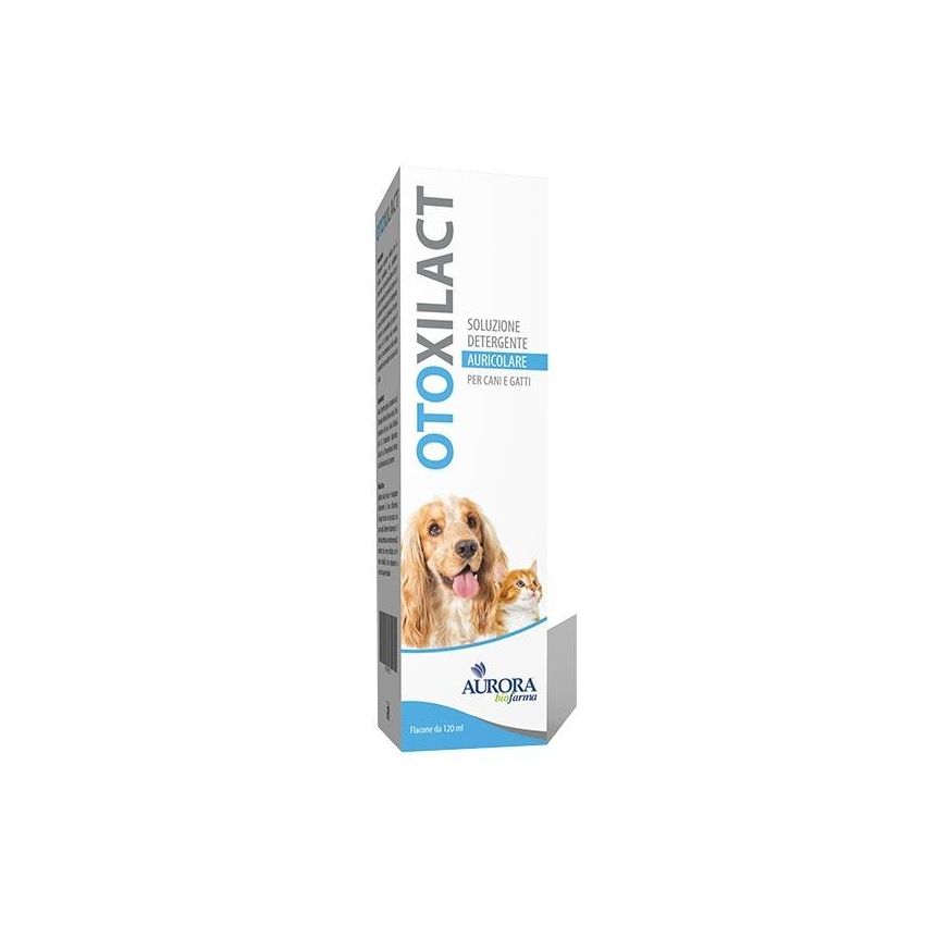 Detergente Auricolare Otoxilact 120ml per Cani e Gatti