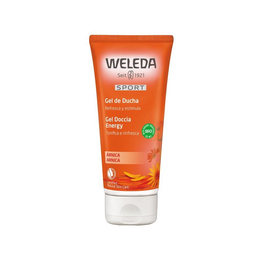 Weleda Energy Sport Shower Gel con Arnica, 200ml