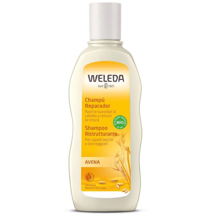 Weleda Avena 190ml: Shampoo Ristrutturante per Capelli Danneggiati