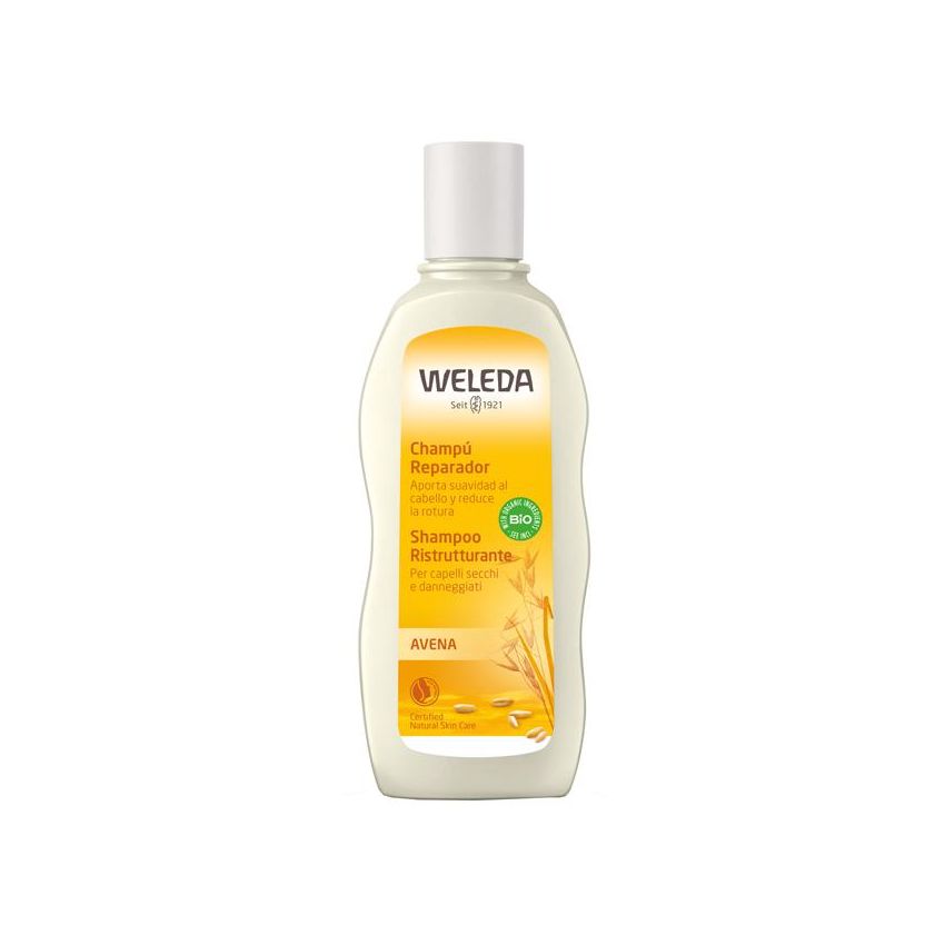 Weleda Avena 190ml: Shampoo Ristrutturante per Capelli Danneggiati