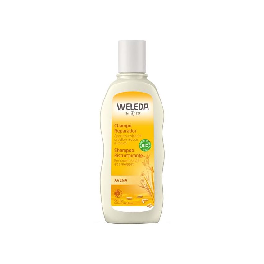 Weleda Avena 190ml: Shampoo Ristrutturante per Capelli Danneggiati