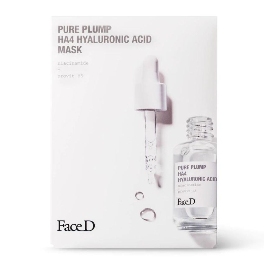 Face D Maschera Viso Pure Plump con Quadruplo Acido Ialuronico HA4