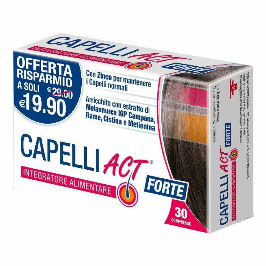 Capelli Act Forte Rinforzante per Capelli, 30 gr