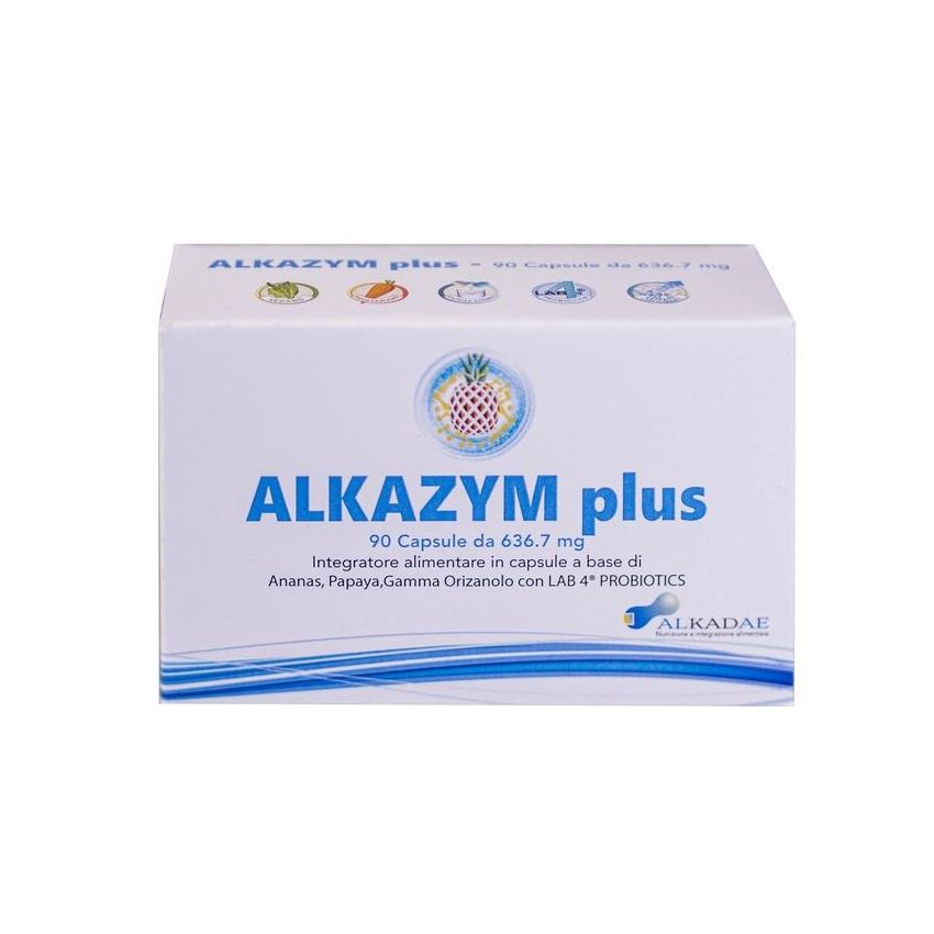 Alkazym Plus Integratore Alimentare - 90 Capsule