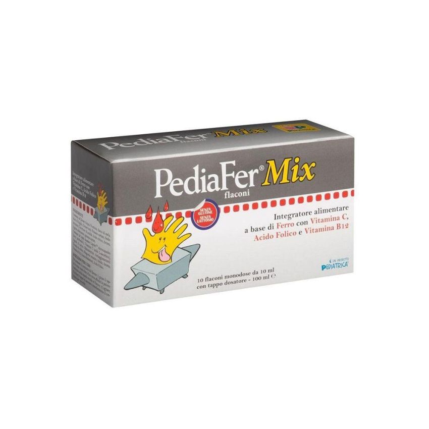 Pediafer Mix in Confezione da 10 Flaconi Monodose
