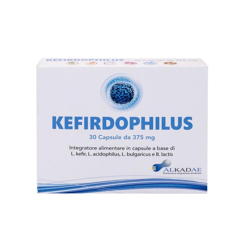 Alkadae Kefirdophilus - Integratore Probiotico, 30 Capsule