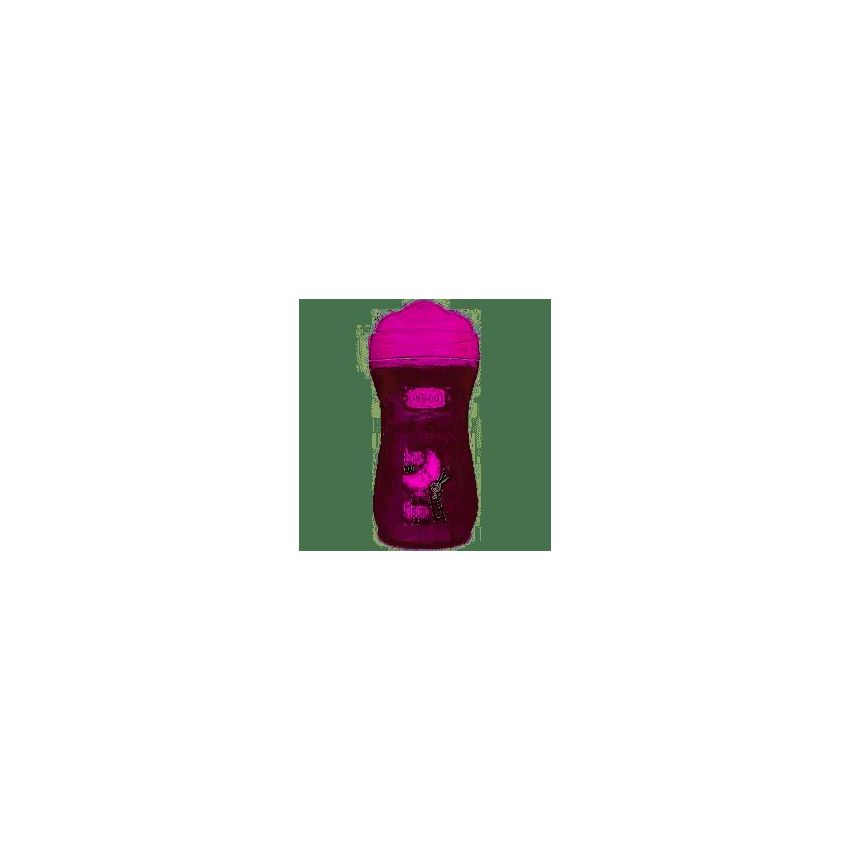 Tazza Rosa Chicco Glowling per Bambini dai 14 Mesi+, 150ml