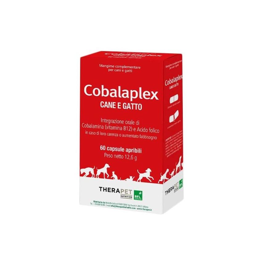 Cobalaplex Therapet - Integratore per Cani e Gatti, 60 Capsule