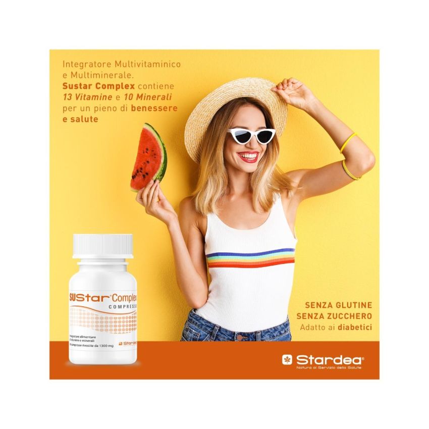 Sustar Complex - Integratore Alimentare, 60 Compresse