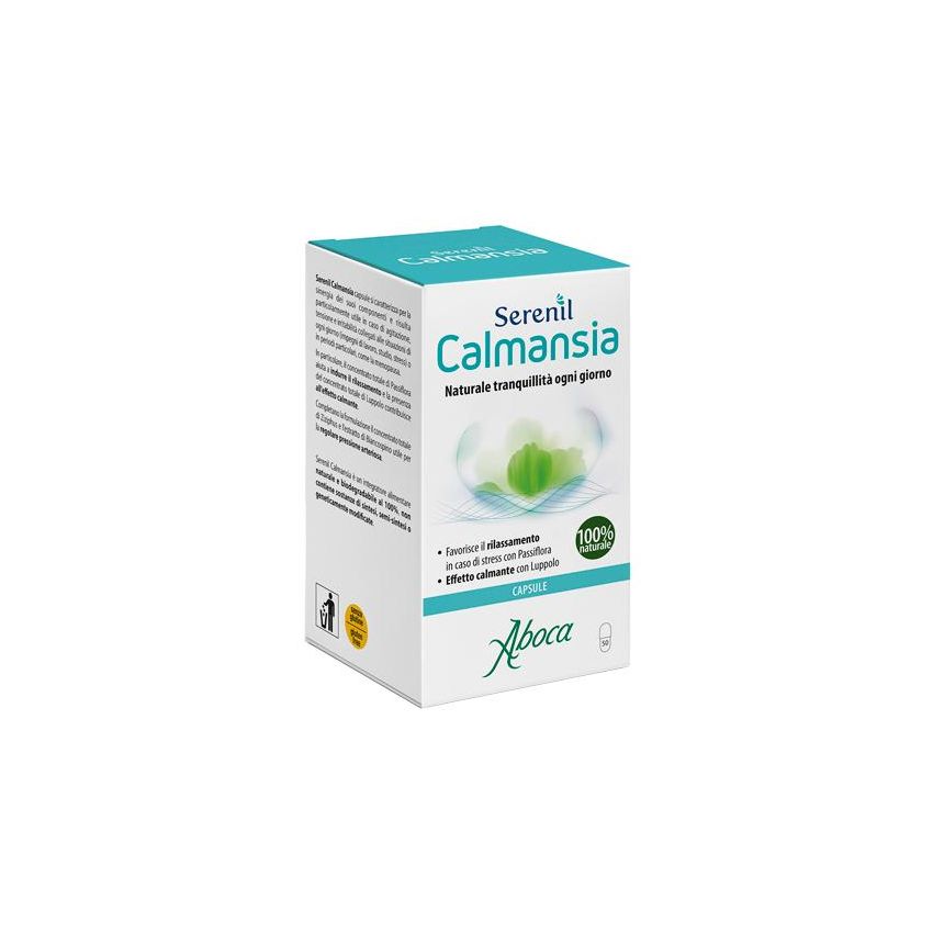 Serenil Calmansia - Integratore Calmante Naturale, 50 Capsule