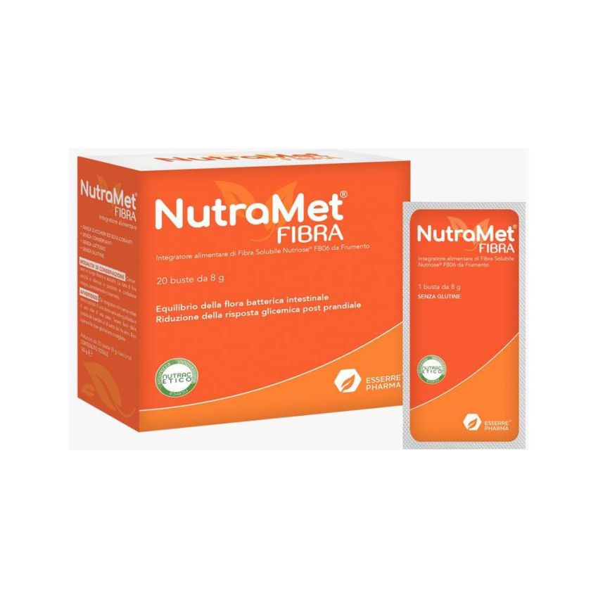 Nutramet Bustine di Fibra Salutare - Pacchetto da 20