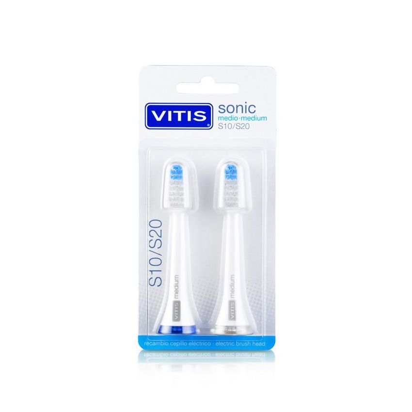 Ricambio Medium 2 Pezzi Testina per Vitis Sonic S10/S20