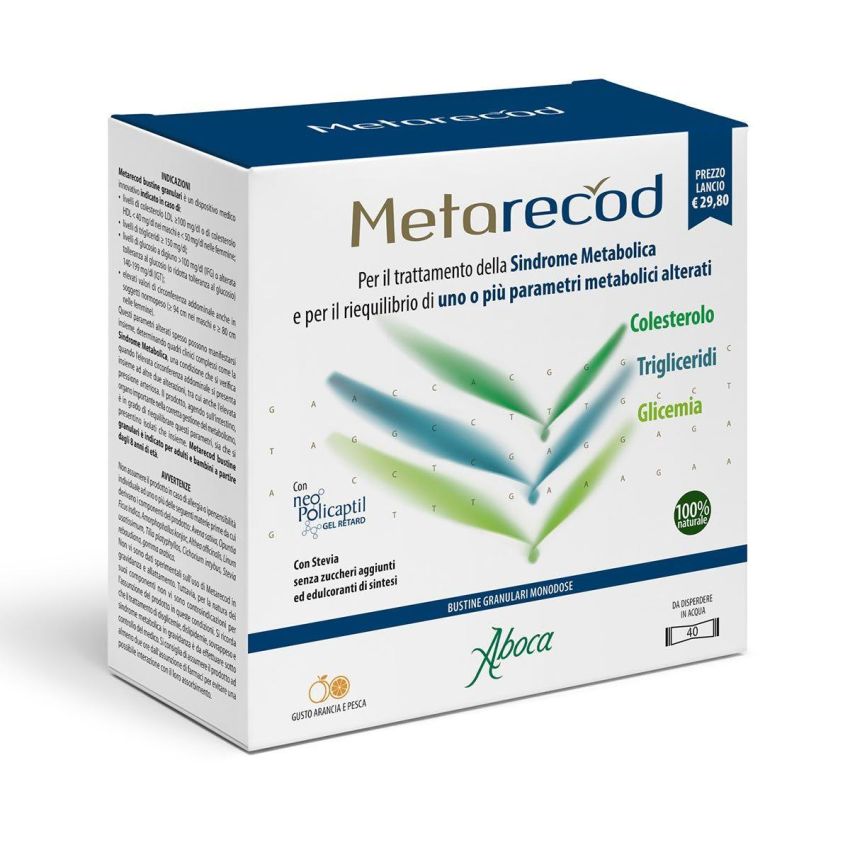 Metarecod 40 Buste di Granulato Effervescente