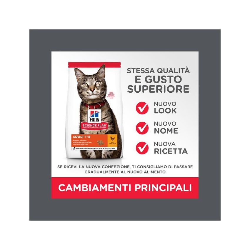 Hill's Science Plan Crocchette al Pollo per Gatti Adulti - 1,5kg