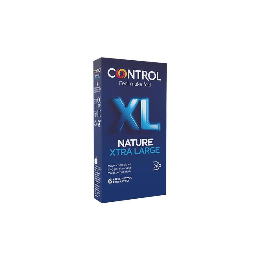 Control New Nature XL: Profilattici Extra-Large in Puro Latex Naturale