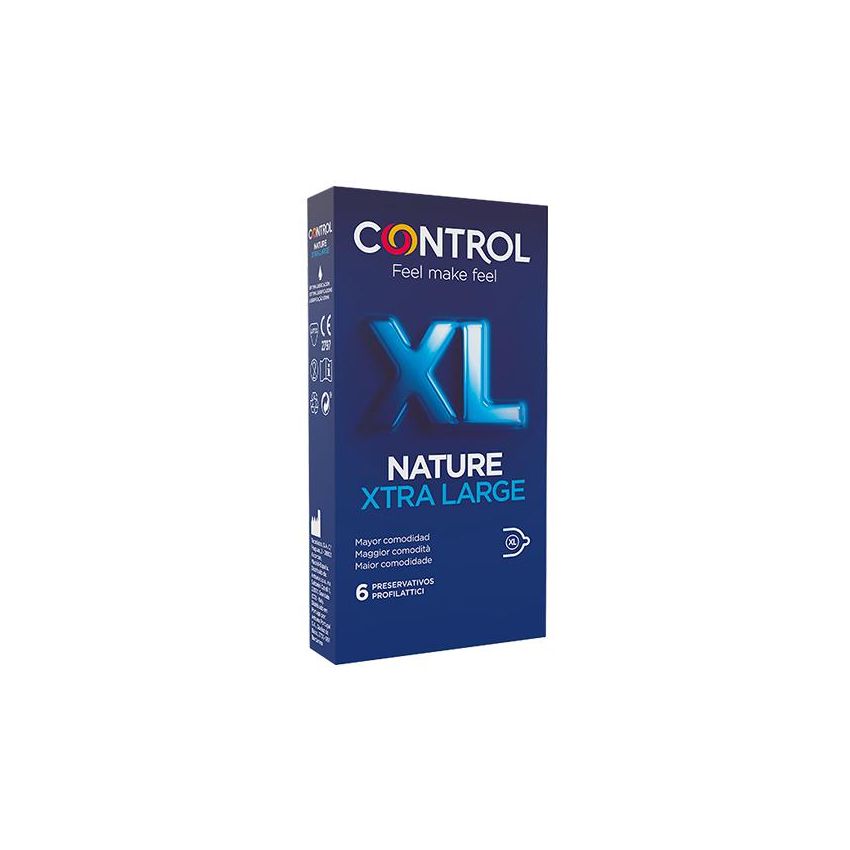 Control New Nature XL: Profilattici Extra-Large in Puro Latex Naturale