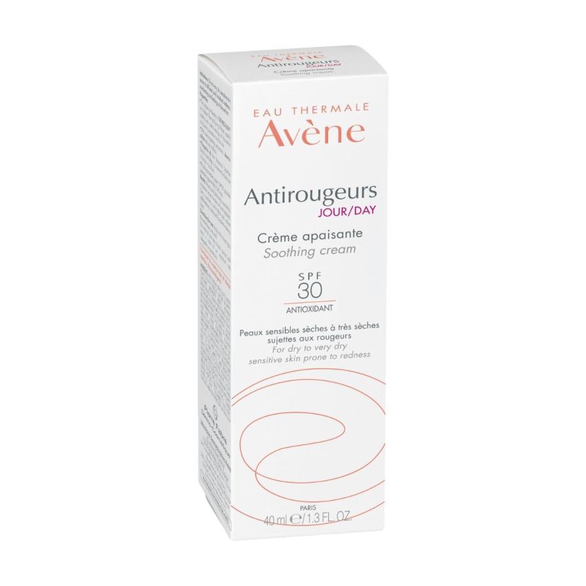 Avène Eau Thermale Crema Lenitiva Antirougeurs Giorno SPF30, 40ml