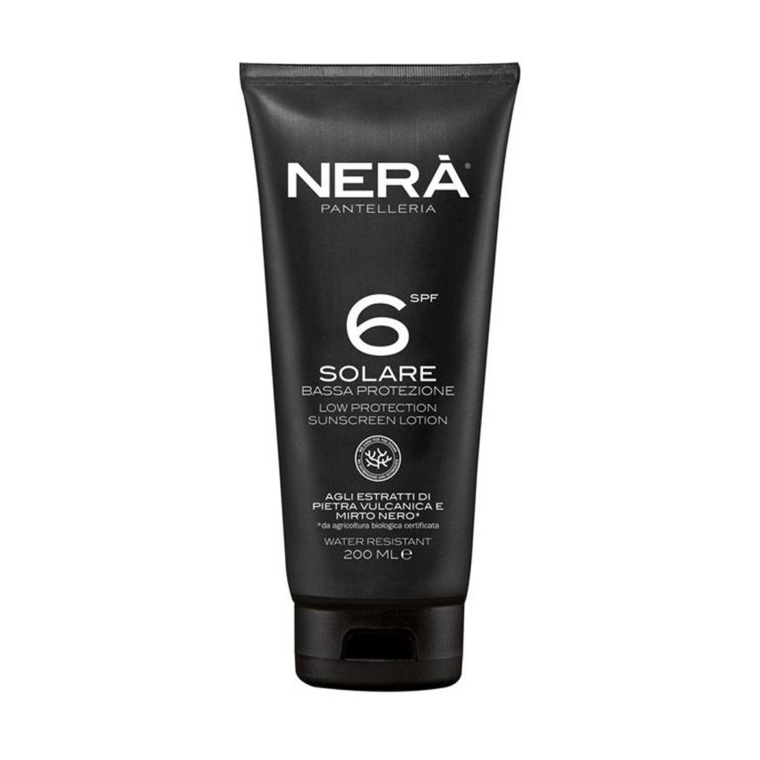 Crema Solare Nera SPF6 - Protezione Solare 200ml