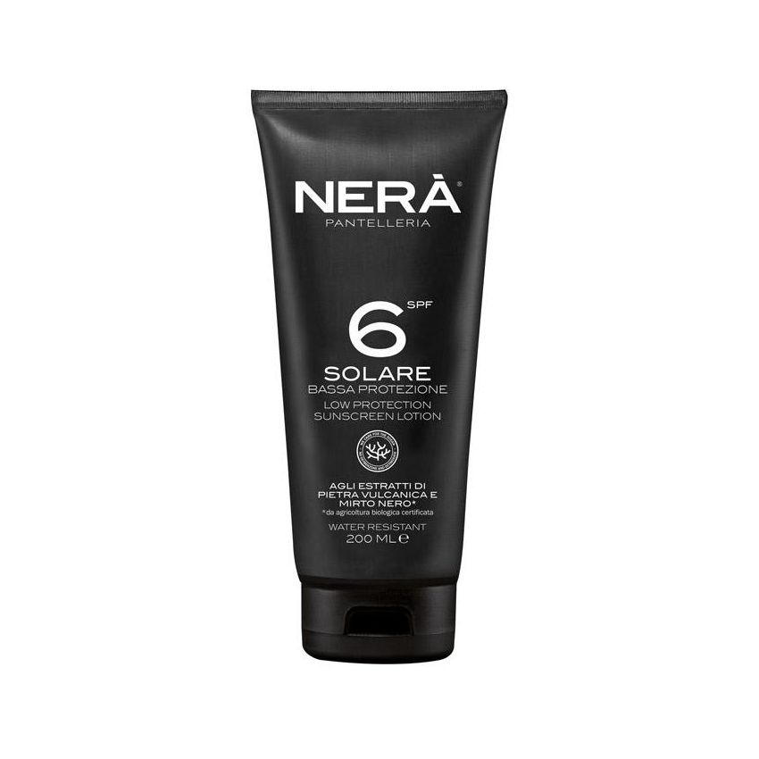 Crema Solare Nera SPF6 - Protezione Solare 200ml