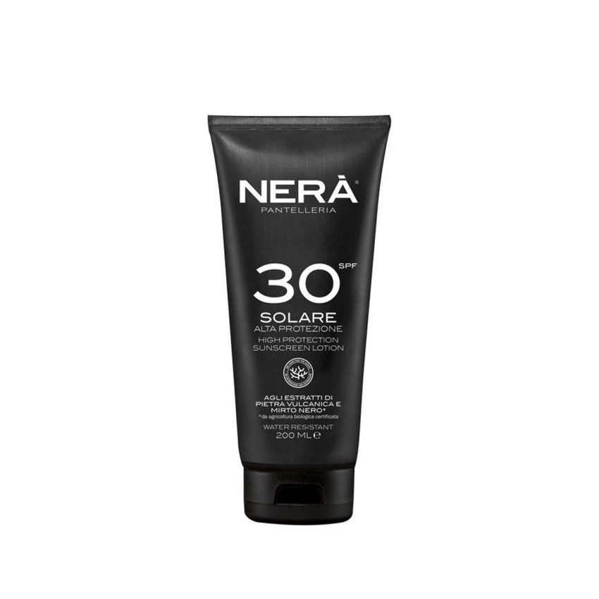 Crema Solare Nera SPF 30 - Protezione Solare Avanzata 200ml