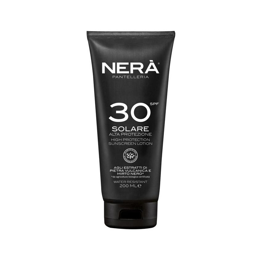 Crema Solare Nera SPF 30 - Protezione Solare Avanzata 200ml