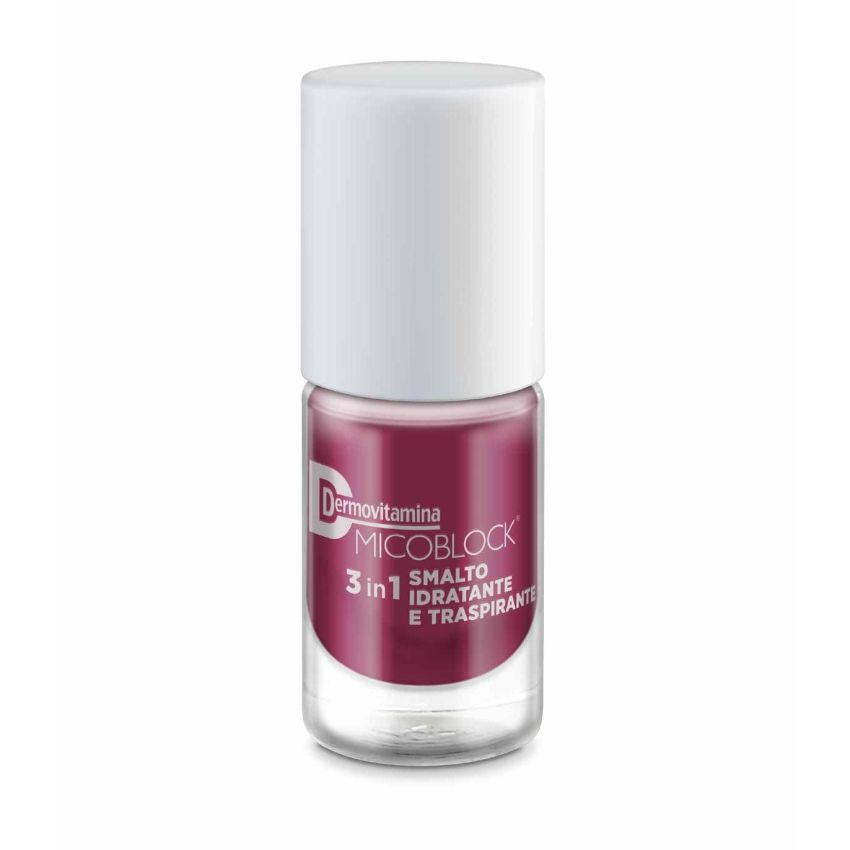 Dermovitamina Micoblock 3-In-1 Bordeaux Nail Polish, 5ml