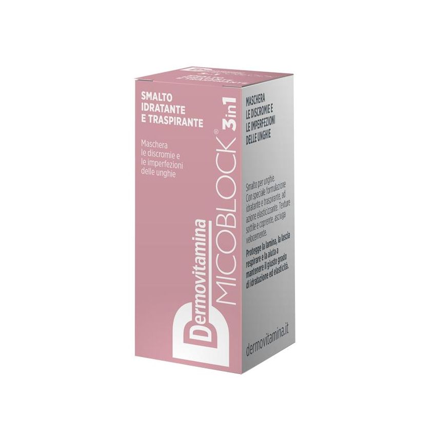 Dermovitamina Micoblock 3-In-1 Nude Nail Polish, 5ml