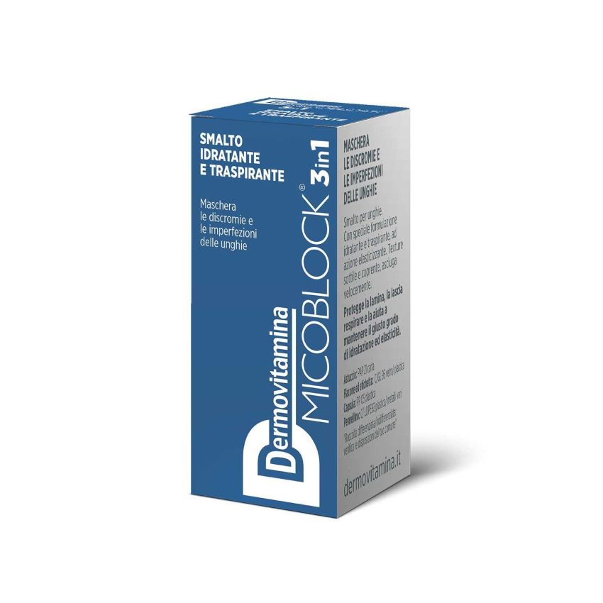 Dermovitamina Micoblock 3-in-1 Smalto Blu Protettivo, 5ml