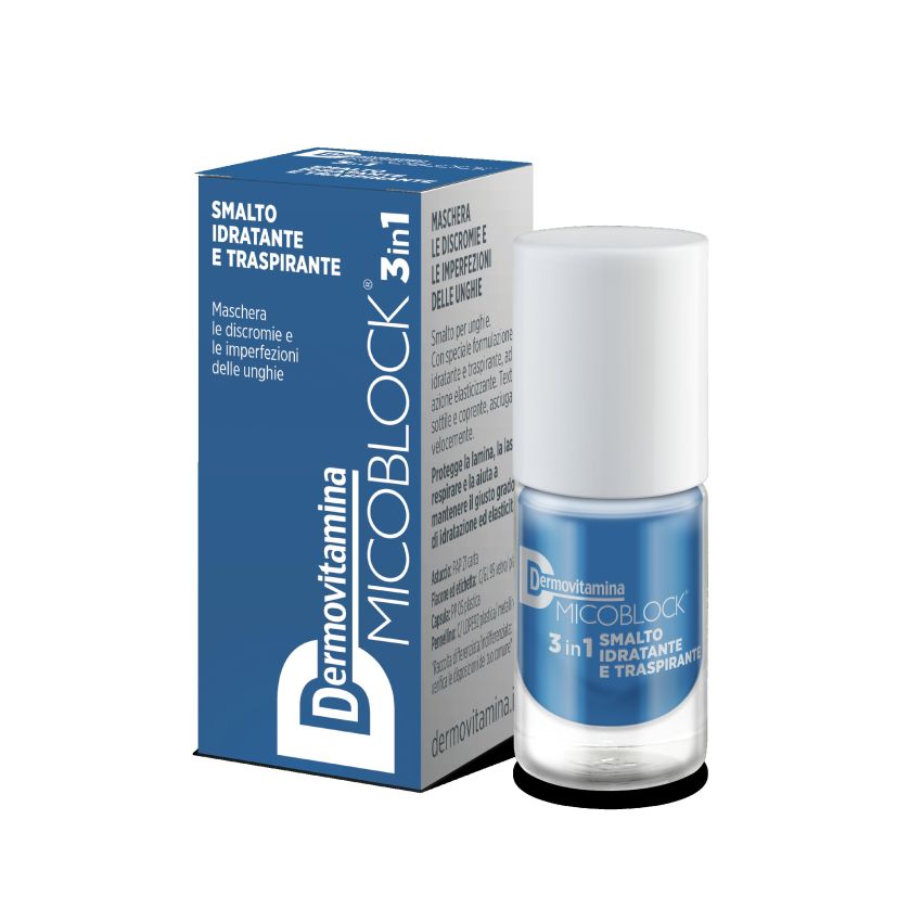 Dermovitamina Micoblock 3-in-1 Smalto Blu Protettivo, 5ml