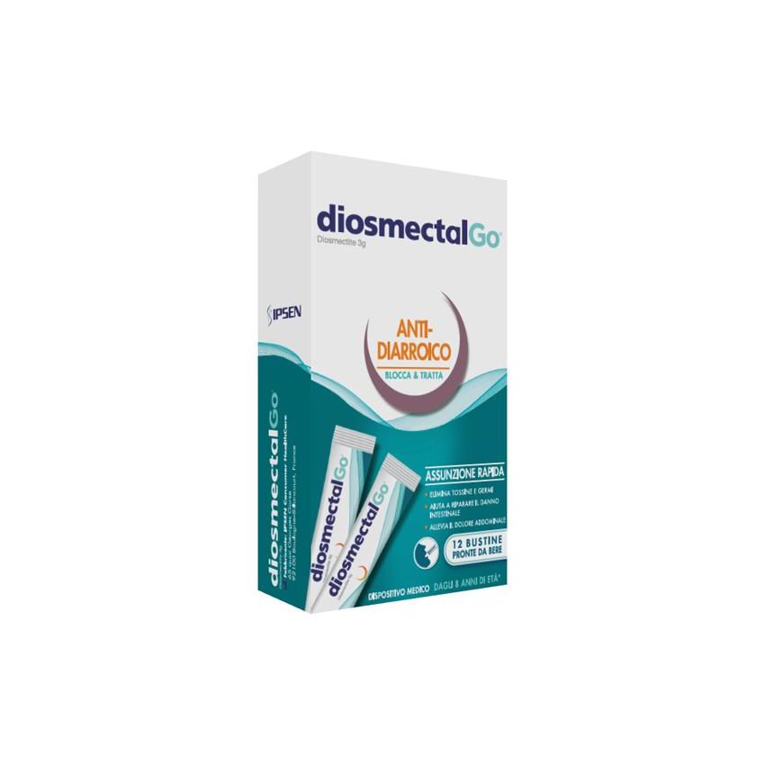 Diosmectal Go - Trattamento Digestivo in 12 Bustine Pratiche