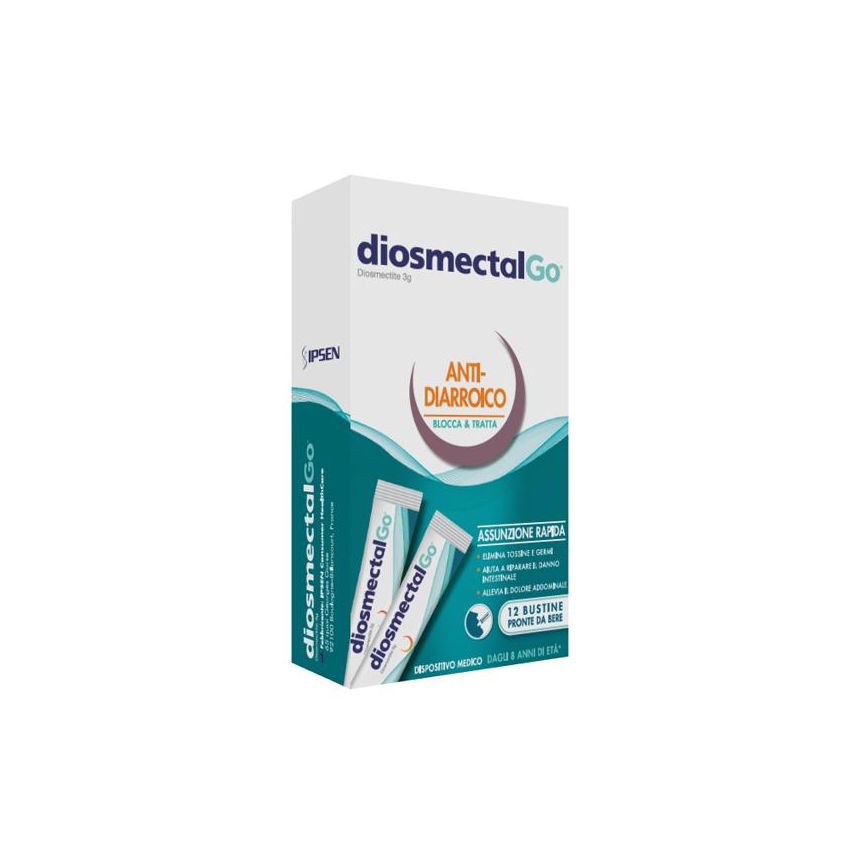 Diosmectal Go - Trattamento Digestivo in 12 Bustine Pratiche
