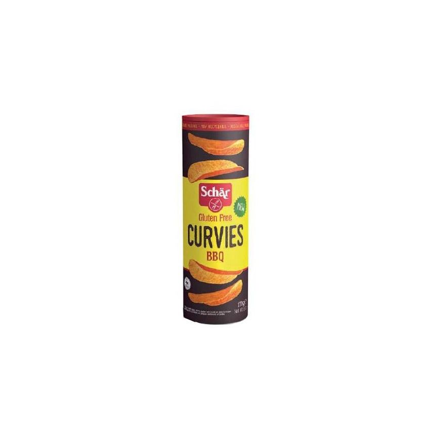 Schar Curvies BBQ, Chips di Patate Senza Glutine, 170g