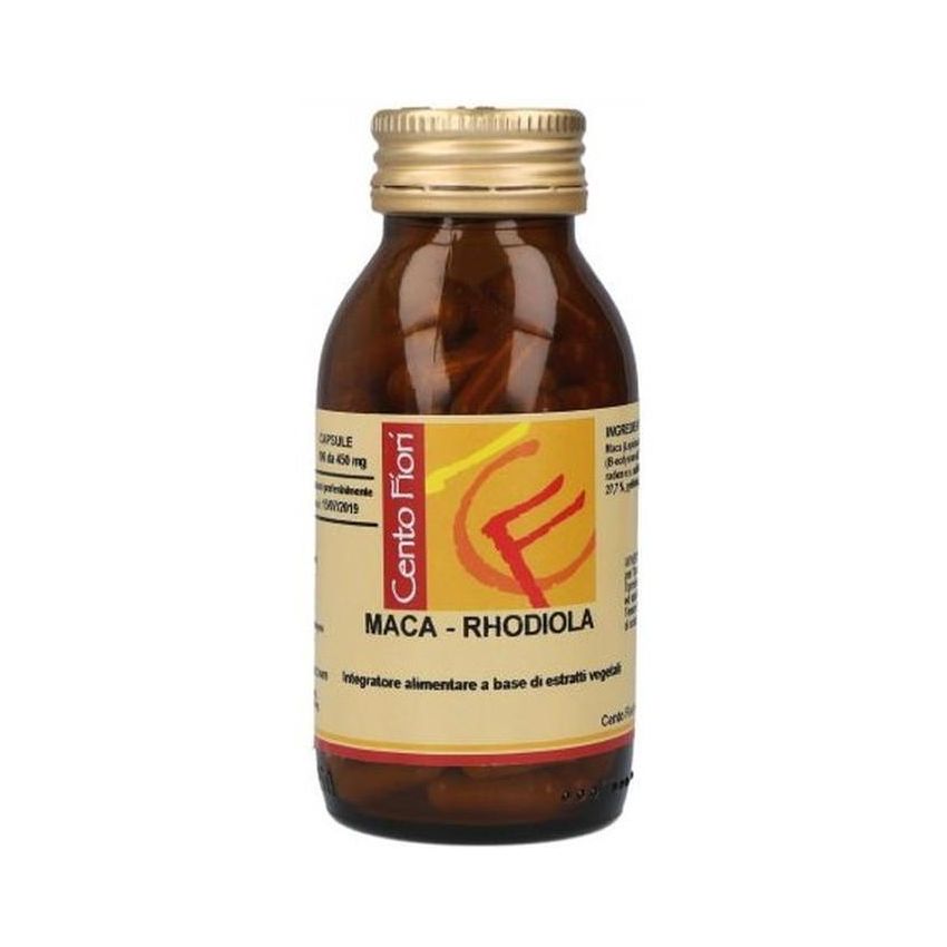 100 capsule vegetali di Maca e Rhodiola - Integratore naturale