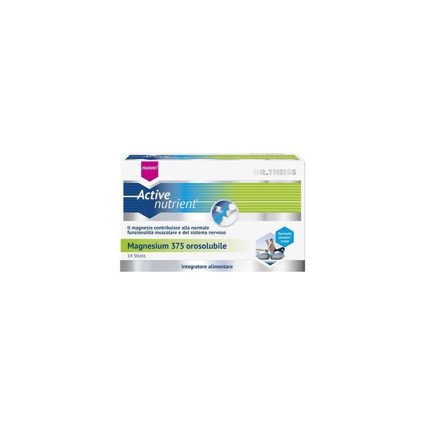 Dr Theiss Magnesium 375 Active Nutrient - 14 Orosoluble Sticks