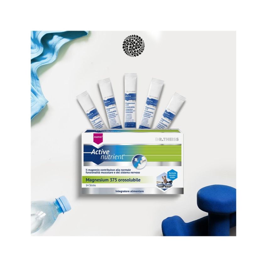 Dr Theiss Magnesium 375 Active Nutrient - 14 Orosoluble Sticks
